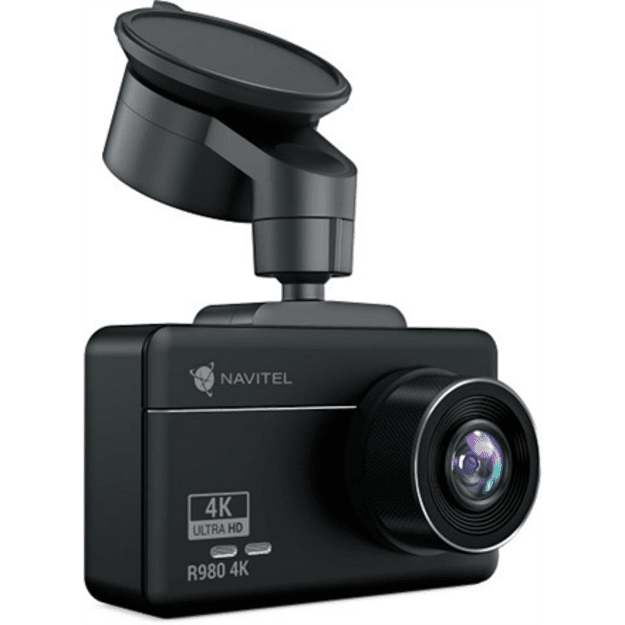 Navitel Dashcam with Wi-Fi, GPS-informer, and digital speedometer R980 4K IPS display 3  , 854x480, Touchscreen Maps included