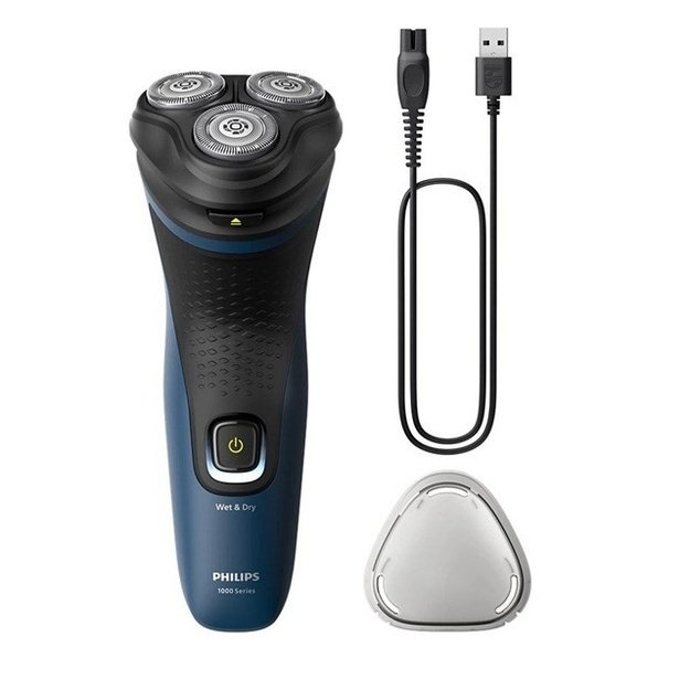 Philips S1151/00 men s shaver Rotation shaver Trimmer Black, Blue