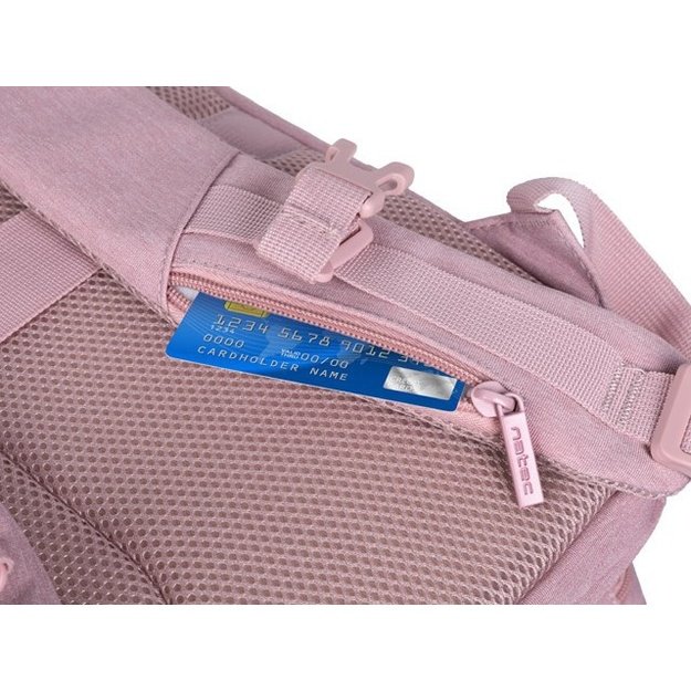 Natec Camel Lite Laptop Backpack Pink 15.6  19 L