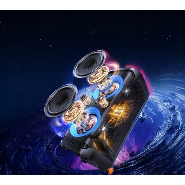 Belaidė &bdquo;Bluetooth&ldquo; kolonėlė W-KING T12, juoda