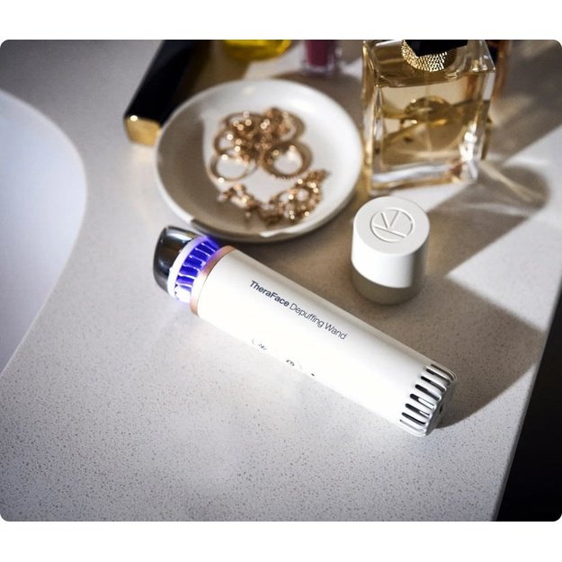 Therabody Theraface Depuffing Wand massager Face White