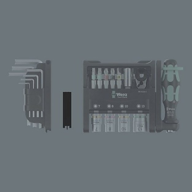 Wera 05049025001 mechanics tool set 50 tools