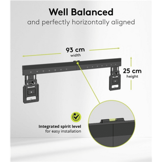 Goobay Wall mount | Ultraslim TV Wall Mount Basic FIXED (XL) | 43-100   | Black