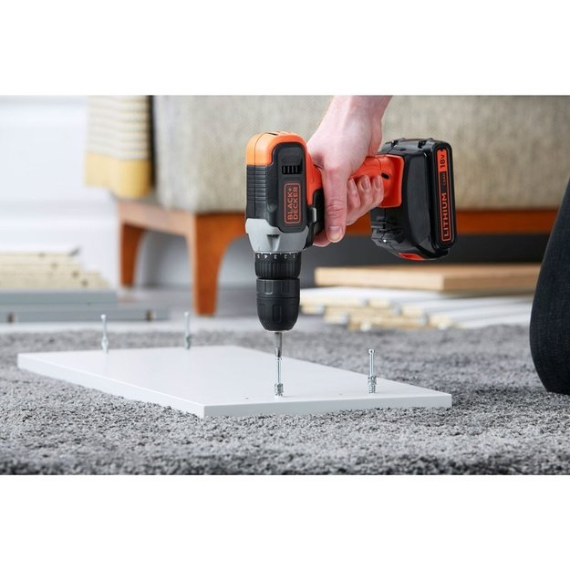 Drill-driver 18V 1-speed, 1x1.5Ah, charger 400mA