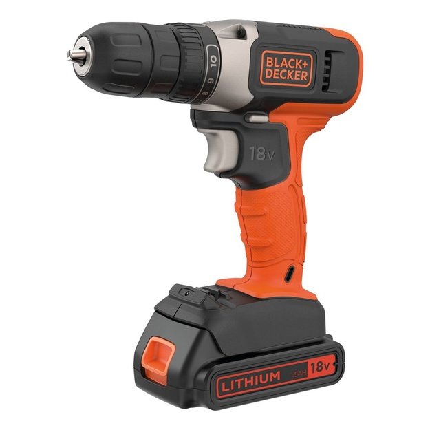 Drill-driver 18V 1-speed, 1x1.5Ah, charger 400mA