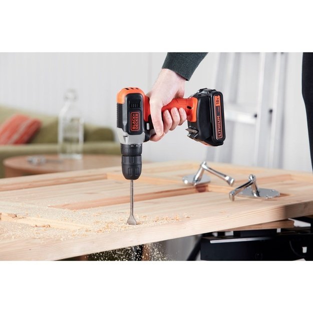 Drill-driver 18V 1-speed, 1x1.5Ah, charger 400mA