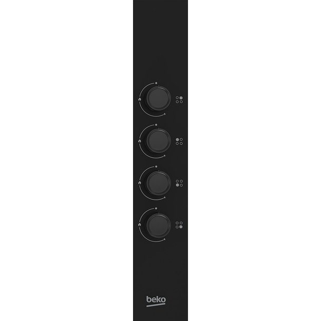 Beko HIBG64120SB hob Black Built-in 60 cm Gas 4 zone(s)