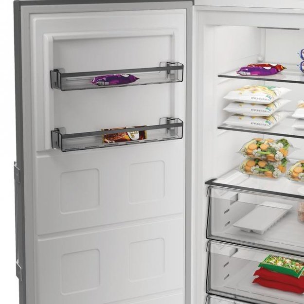 Sidabrinės spalvos &scaron;aldiklis Whirlpool WHMFF 6312 XP4
