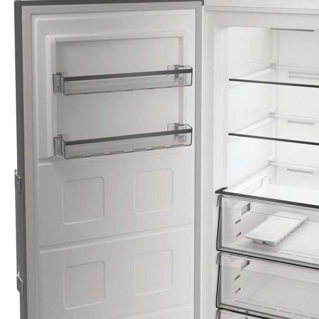 Sidabrinės spalvos &scaron;aldiklis Whirlpool WHMFF 6312 XP4