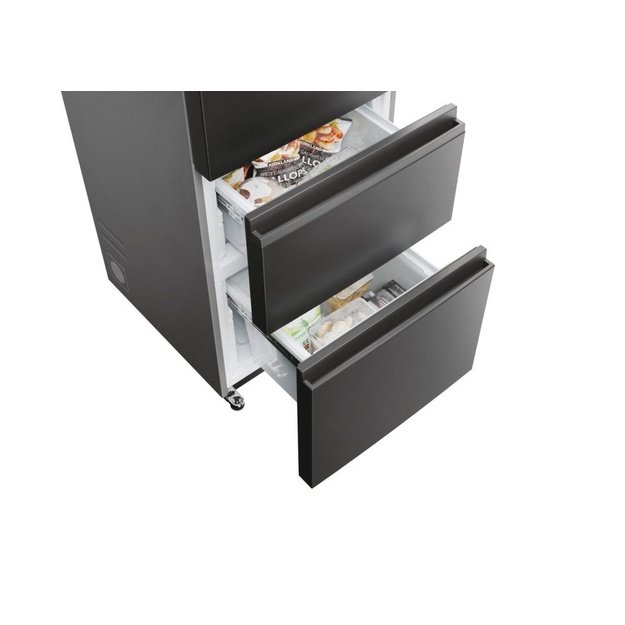 Haier 3D 70 Serie 5 HTR5719ENPT Freestanding 528 L Black
