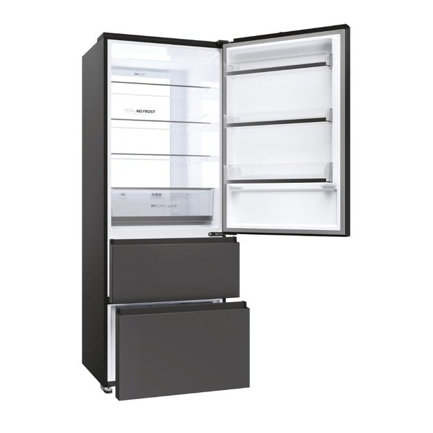Haier 3D 70 Serie 5 HTR5719ENPT Freestanding 528 L Black