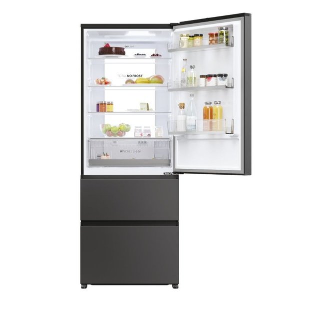 Haier 3D 70 Serie 5 HTR5719ENPT Freestanding 528 L Black