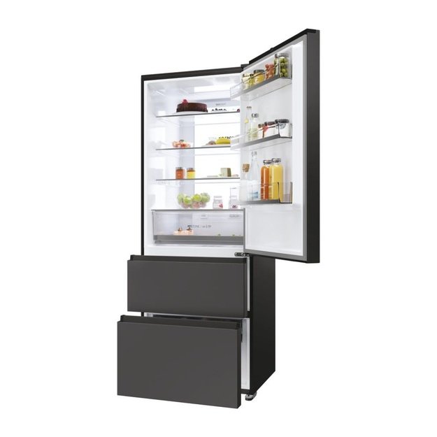Haier 3D 70 Serie 5 HTR5719ENPT Freestanding 528 L Black