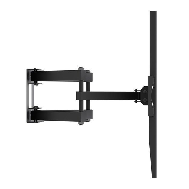 Maclean TV Mount / Bracket, max VESA 400x400, 32-70 , up to 40 kg, black, tilt adjustment +12&deg;&ndash;-12&deg; and swivel adjustment