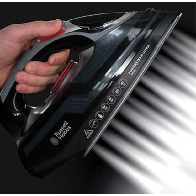 Russell Hobbs 20630-56 iron Dry & Steam iron Ceramic soleplate Black, Grey 3100 W