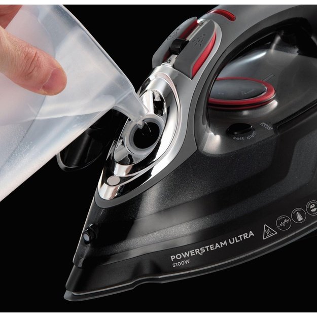 Russell Hobbs 20630-56 iron Dry & Steam iron Ceramic soleplate Black, Grey 3100 W