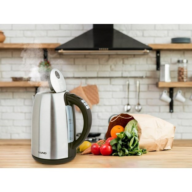 LUND ELECTRIC KETTLE 1.7L ADJUSTABLE TEMPERATURE IN HANDLE