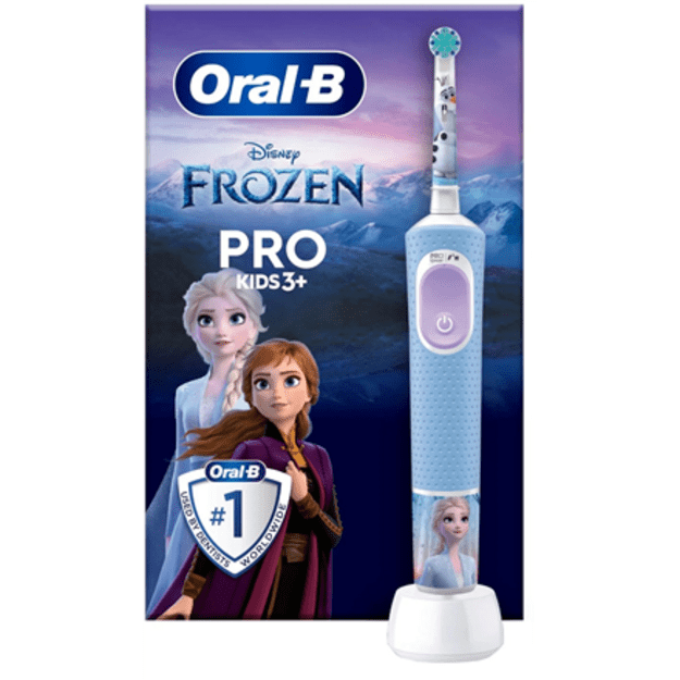 Oral-B | Vitality PRO Kids Frozen | Electric Toothbrush | Rechargeable | For children | Blue | Number of brush heads included 1