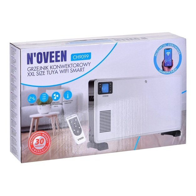 Konvekcinis &scaron;ildytuvas Noveen CH9099 XXL SIZE Tuya WiFi Smart 2300 Watt