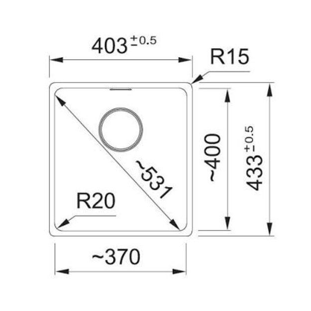 FRANKE  Maris MRG 110-37 (125.0683.231)