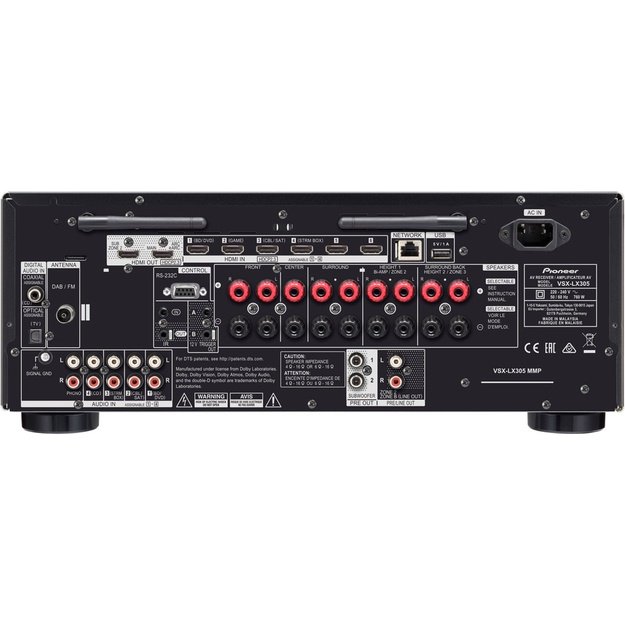 Pioneer VSX-LX305 silver home cinema receiver