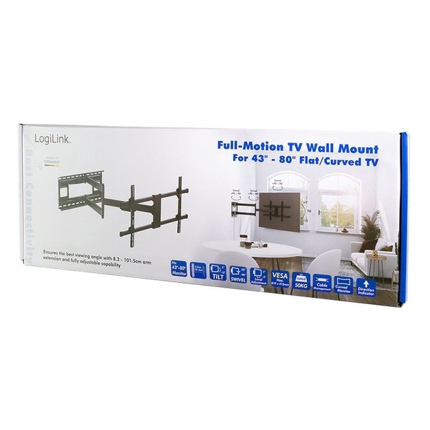 LogiLink BP0138 TV mount/stand 2.03 m (80 ) Black