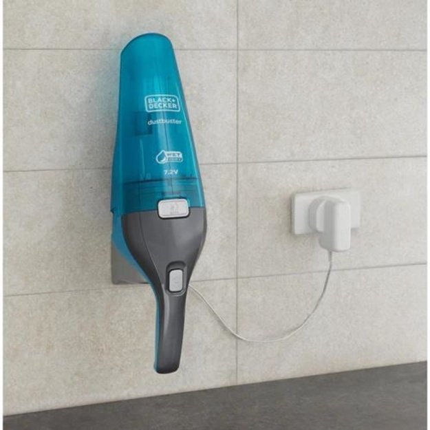 BLACK & DECKER | Vacuum Cleaner | WDC215WA-QW | Cordless operating | Handstick | 7.2 V | Operating time (max) 10 min | Blue