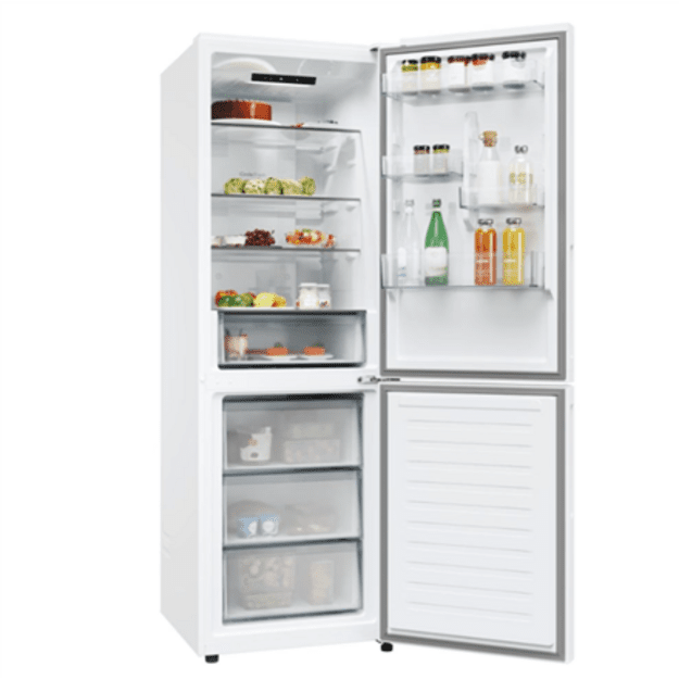 Candy Refrigerator | CNCQ2T618EW | Energy efficiency class E | Free standing | Combi | Height 185 cm | No Frost system | Fridge