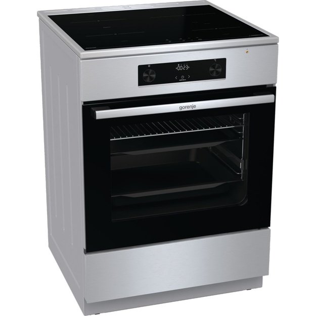 Gorenje GEIT6C60XPG cooker Freestanding cooker Zone induction hob A