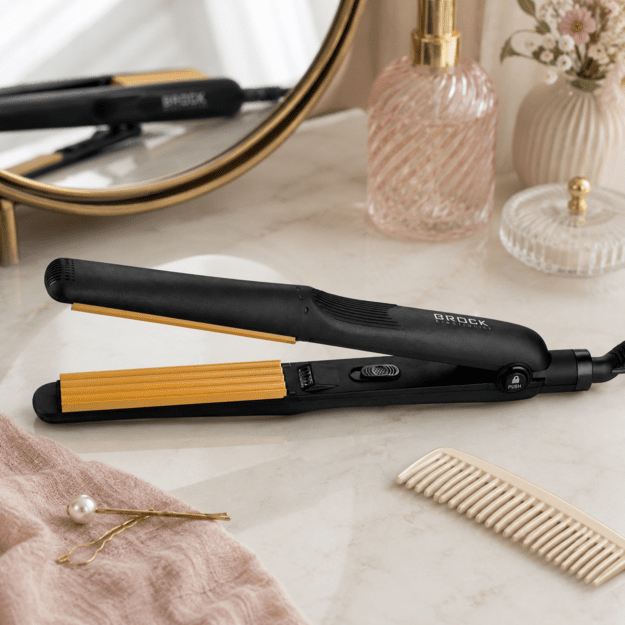 Brock HC 2001 BK Ceramic Hair Crimper 25W, Black