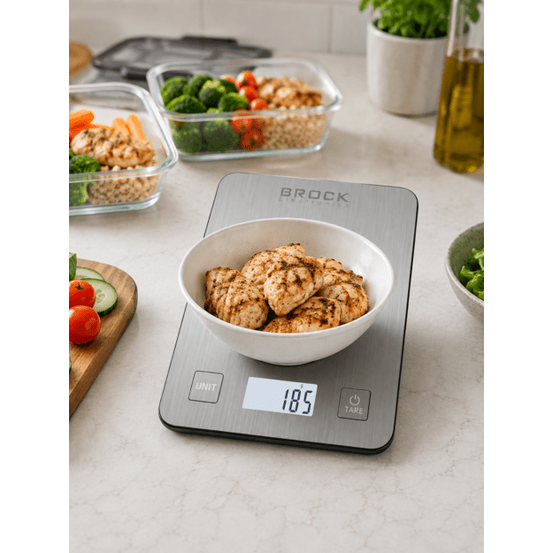 Brock SKS 1009 Digital Kitchen Scale With LED Display