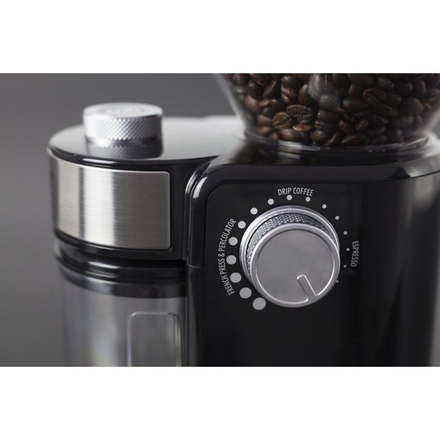 CASO Coffee grinder Barista Crema Black, 150 W, 240 g