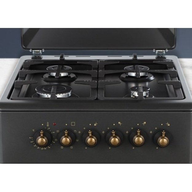 MPM MPM-56-KRM-13 Gas/electric cooker Black