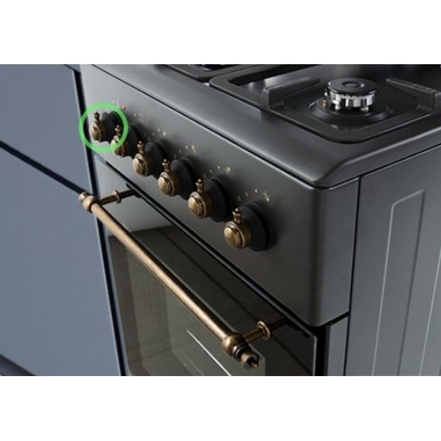 MPM MPM-56-KRM-13 Gas/electric cooker Black