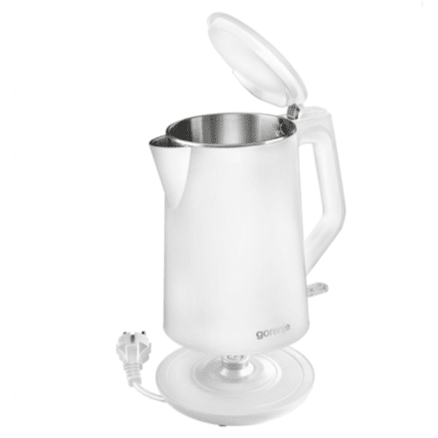 Gorenje | Kettle | K15DWW | Electric | 2200 W | 1.5 L | Plastic/Metal | 360&deg; rotational base | White