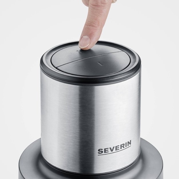 Severin KM 3867 electric food chopper 1 L 400 W Black, Silver, Transparent