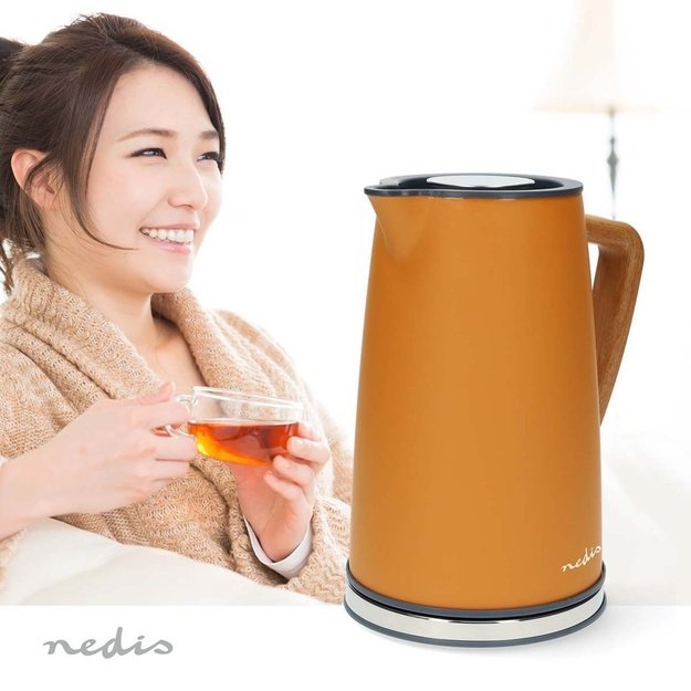 Nedis KAWK510EOR electric kettle 1.7 L 2200 W Orange