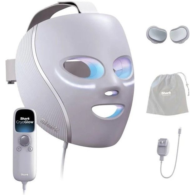 Shark CryoGlow skin care appliance Skin light therapy Lilac