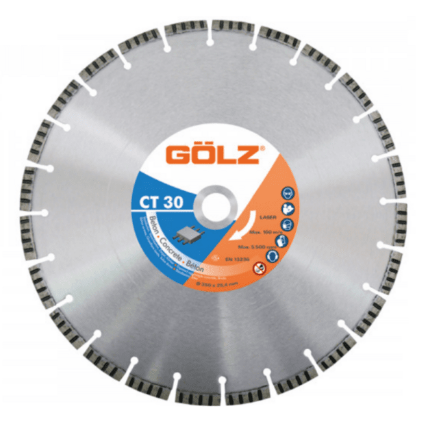Deimantinis diskas betonui GOLZ CT30 &Oslash;700x25,4mm