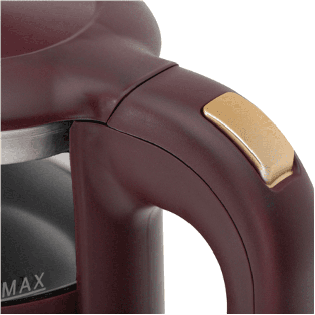 Adler Kettle with LED Display | AD 1305 | Electric | 2200 W | 1.7 L | Plastic | 360&deg; rotational base | Burgundy