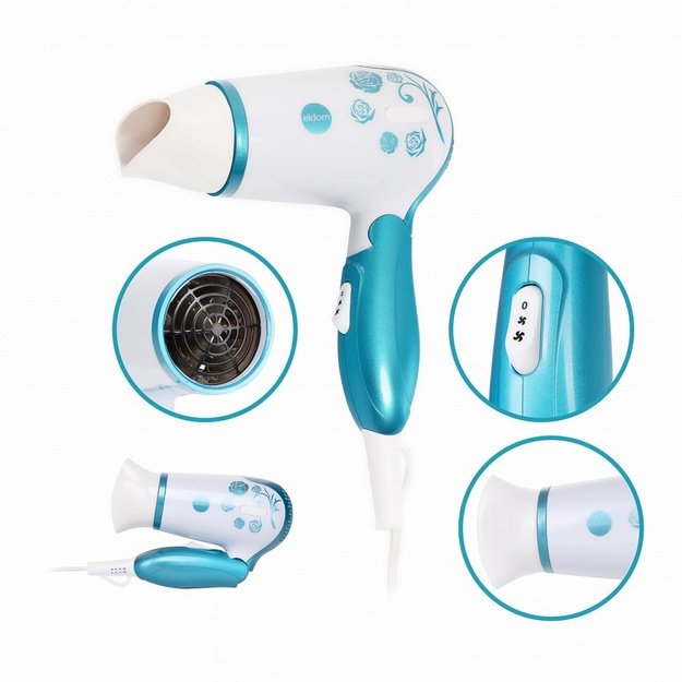 ELDOM HT82N HAIR DRYER 1400W BLUE