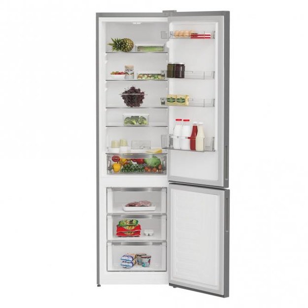 INDESIT Refrigerator | INKS 1401 S4E1 | Energy efficiency class E | Free standing | Combi | Height 202.5 cm | Fridge net capacit
