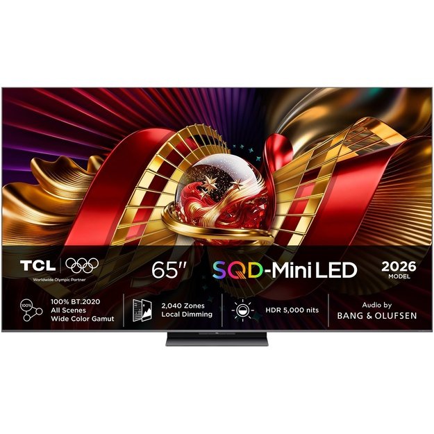 TCL C8L 65C8L TV 165.1 cm (65 ) 4K Ultra HD Smart TV Wi-Fi Black 6000 cd/m&sup2;
