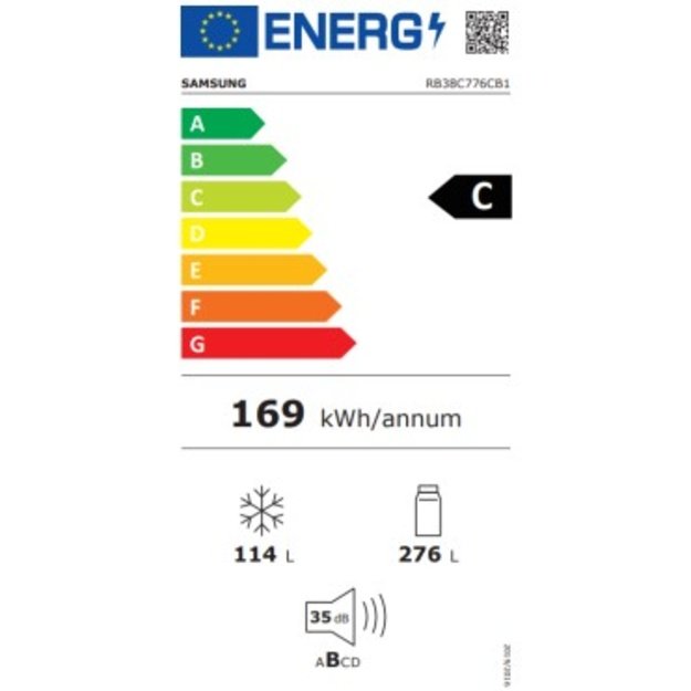 SAMSUNG RB38C776CB1/EF