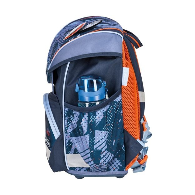 Herlitz UltraLight Plus TechMech school bag set Boy Polyester Blue, Orange