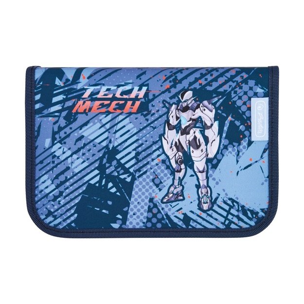 Herlitz UltraLight Plus TechMech school bag set Boy Polyester Blue, Orange