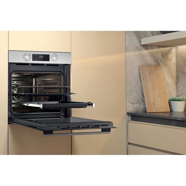 Whirlpool OMK58CU1SX 71 L Black, Stainless steel
