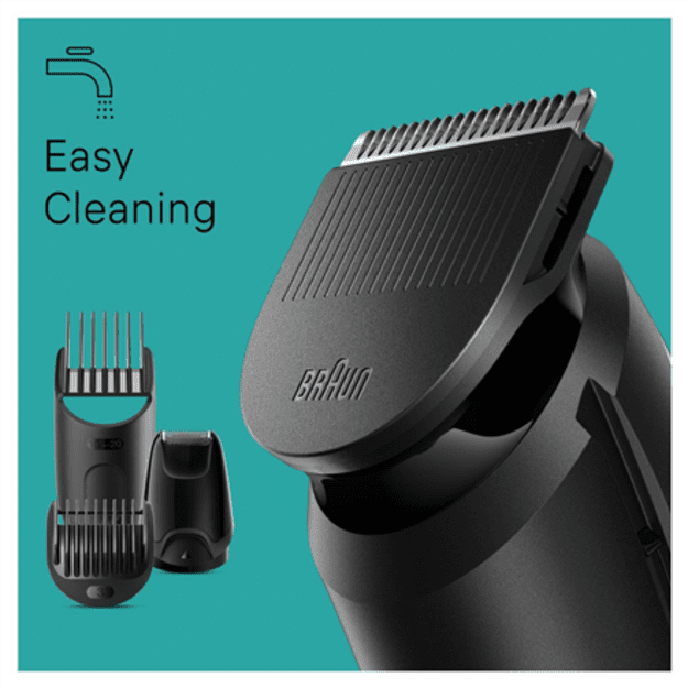 Braun Trimmer | 6-in-1 Style Kit 3 MGK3410 | Cordless | Number of length steps 13 | Black