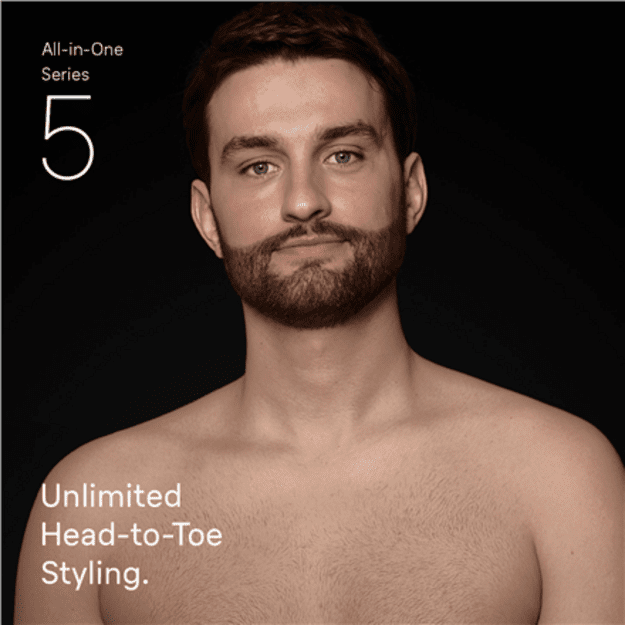 Braun 7-in-1 Grooming Kit | All-in-One Kit Series 5 AIO5520 | Cordless | Number of length steps 14 | Black