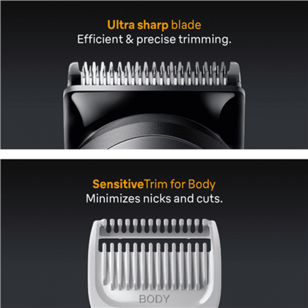 Braun 7-in-1 Grooming Kit | All-in-One Kit Series 5 AIO5520 | Cordless | Number of length steps 14 | Black